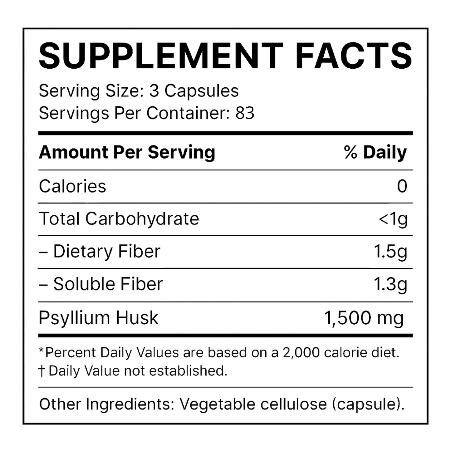 Psyllium Husk Fiber Supplement: Pure Psyllium Husk | Inwurx Health